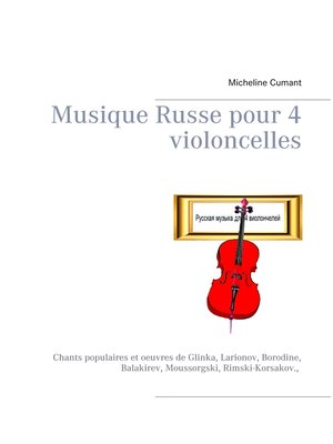 cover image of Musique Russe pour 4 violoncelles